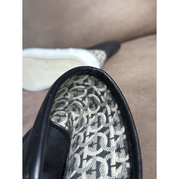 SALVATORE FERRAGAMO RIVIERA BLACK LEATHER GANCINI HIGH TOP SNEAKERS  9.5 M - Picture 11 of 11